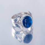 London blue topaz ring, December birthstone