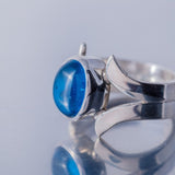 London blue topaz ring, December birthstone