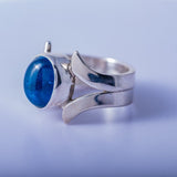 London blue topaz ring, December birthstone