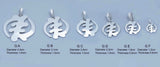 Sterling Silver Gye Nyame Pendant Necklace: Handmade Adinkra Jewelry