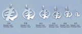 Gye Nyame pendant, with chain, means God First,Sterling silver adinkra handmade pendant, Africa Cultural jewelry