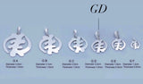 Gye Nyame pendant, with chain, means God First,Sterling silver adinkra handmade pendant, Africa Cultural jewelry