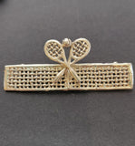 Tennis Racquet Pin: Sports Jewelry Gift