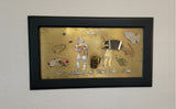 Louisiana themed metal wall art, Music inspired wall decor