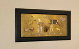 Louisiana themed metal wall art, Music inspired wall decor