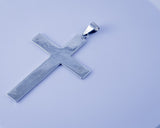 Cross necklace, handmade Silver pendant