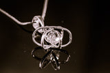 Atom necklace, Sterling Silver, handmade original