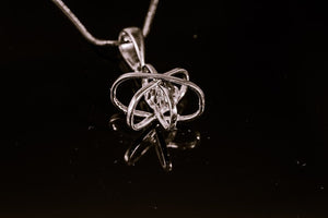 Atom necklace, Sterling Silver, handmade original