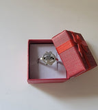 Gye Nyame God First Sterling silver ring medium face