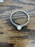 Handmade Pearl Bangle: Marcasite Sterling Silver Bracelet