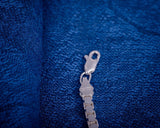 Sterling Silver box chain bracelet, unisex link bracelet, Mothers Day Gift