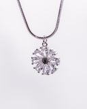 Handmade Sterling Silver Crystal Star Pendant Necklace