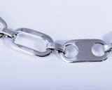 Heavy Sterling Silver Link Bracelet, Gift for Him