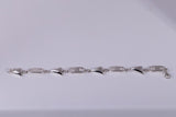 Sterling silver link bracelet, heavy thick link bracelet, gift for him
