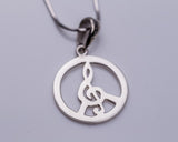 Peace sign pendant, sterling silver, Christmas gift