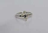 Cross ring, sterling silver, minimalist jewelry