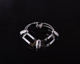 Sterling silver link bracelet, heavy thick link bracelet, gift for him