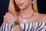 Handmade Sterling Silver Adinkra Pendant: Nyame Dua "Tree of God" Necklace