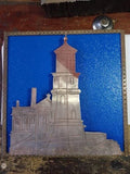Split Rock Lighthouse Metal Art: Minnesota Wall Decor (7x7 cm)