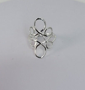 Silver Infinity ring, symbol for love, simplicity, balance, jewelry for eternal life, math, physics, spiritual gift