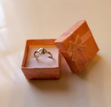 Gye Nyame ring, dainty silver band, handmade Adinkra symbol jewelry