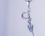 Veterinary medical symbol, sterling silver pendant, handmade jewelry gift for Vet Doctor