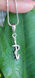 Veterinary medical symbol, sterling silver pendant, handmade jewelry gift for Vet Doctor