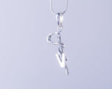 Veterinary medical symbol, sterling silver pendant, handmade jewelry gift for Vet Doctor