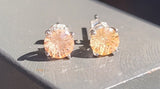 Citrine pendant, sterling silver chain necklace, November birthstone, birthday gift