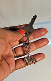 Crystal dog pendant, sterling silver necklace, handmade jewelry gift for dog owner