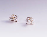 Mothers Day Gift Cluster Pearl Earrings, Gift of Love, for bridal gift, wedding or any Special occasion