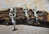 Mermaid necklace, Sterling silver handmade jewelry gift for change, female strength, Mothers Day Gift for her