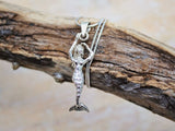 Mermaid necklace, Sterling silver handmade jewelry gift for change, female strength, Mothers Day Gift for her