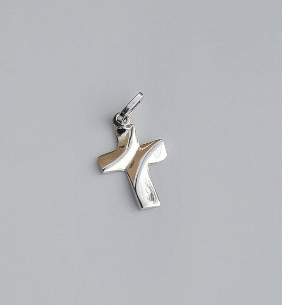 Cross necklace, handmade Silver pendant, religious gift