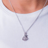 Silver Sailboat necklace, Nautical gift, sterling silver mariners pendant, Mothers Day Gift