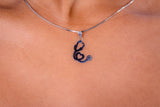 Stethoscope necklace, Sterling silver pendant for medical student or professional, Mothers Day Gift