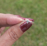 Cross ring, sterling silver, minimalist jewelry, Mothers Day Gift