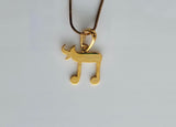 Gold Overlay Chai Pendant, Symbol of Life Necklace, Hanukkah gift