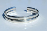 Handmade Heavy Sterling Silver Cuff Bracelet