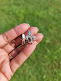 Fleur de Lis Tie Cuff Links: Handmade Sterling Silver, New Orleans Jewelry