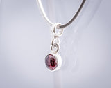 Handmade Sterling Silver Black Onyx Necklace: Minimalist Charm