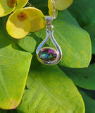 Handcrafted Sterling Silver Mystic Topaz Pendant Necklace