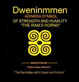 Hammered Sterling Silver Cuff Bracelet: Dwennimmen Adinkra Symbol, Aries birthday gift