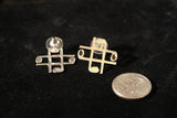 Sterling Silver Music Note Earrings, Handcrafted Graduation Gift