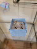 Amethyst Square Ring: February Birthstone Stackable Band