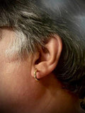 Gold Tone Hoop Earrings: 1-inch Everyday Wear