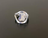 Sterling Silver Teddy Bear Ring: Adjustable Cuddly Gift