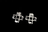 Sterling Silver Music Note Earrings, Handcrafted Graduation Gift