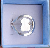 Sterling Silver Teddy Bear Ring: Adjustable Cuddly Gift