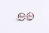 Sterling Silver Pearl Stud Earrings: June Birthstone Gift